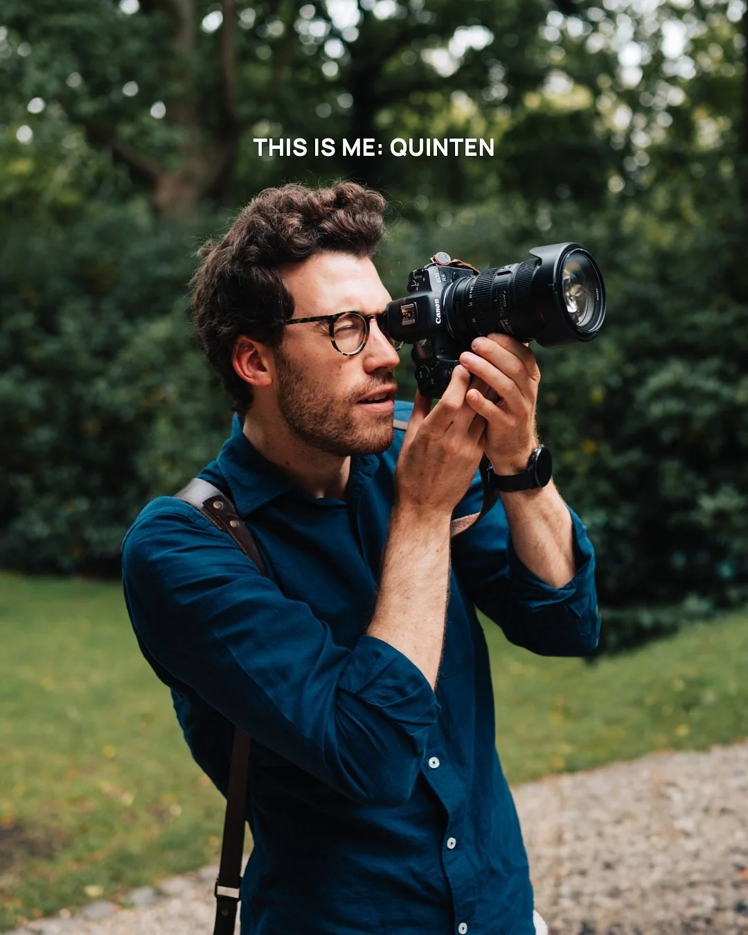 I&rsquo;m Quinten: the guy behind the camera! 👋 

From my first camera at 16 to photographing weddings across the Netherlands and beyond, photography became my way of telling real, heartfelt stories. 

I shoot weddings, events, branding, and love ca