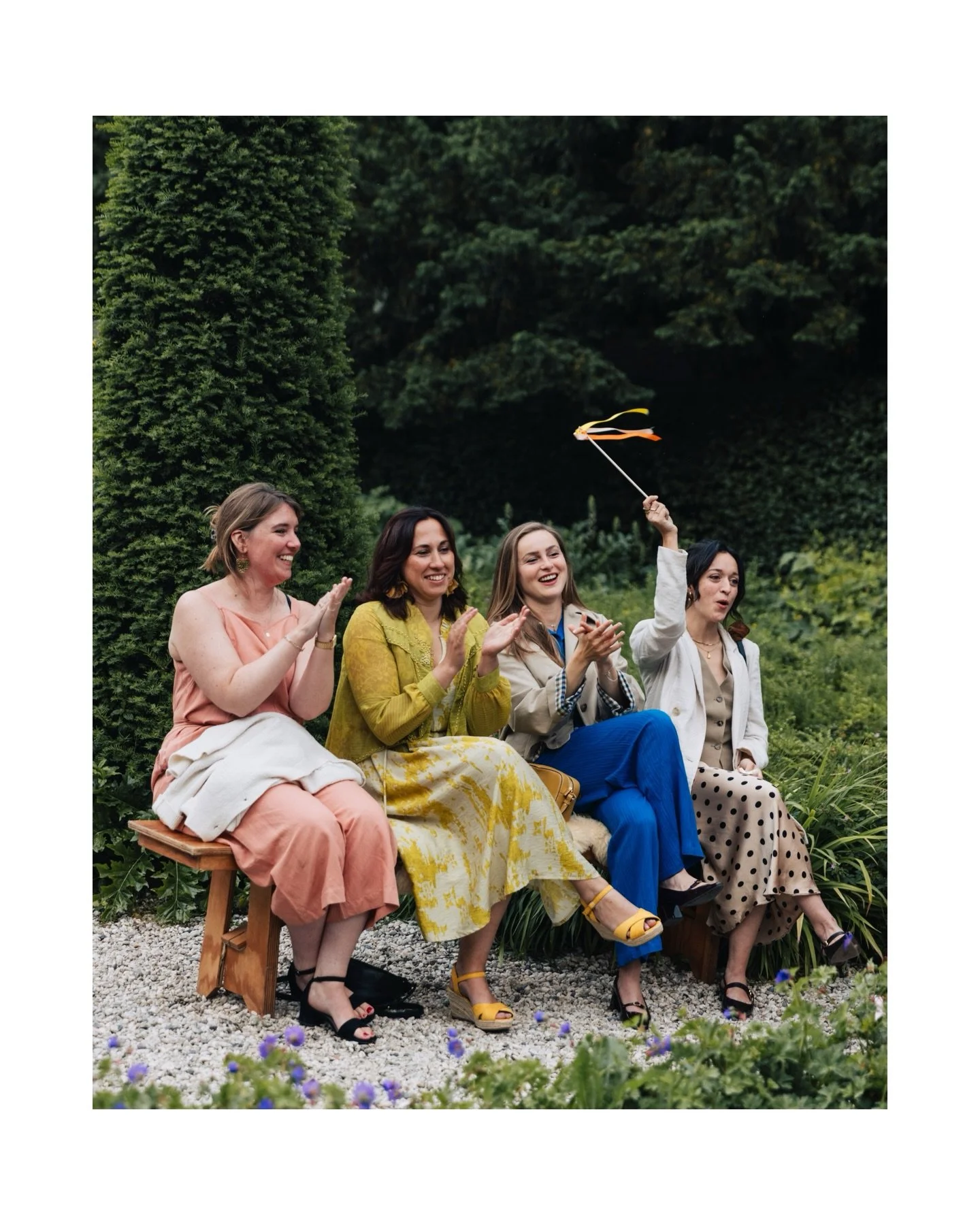 A few more momets from Emma &amp; Lotte&rsquo;s beautiful summer wedding at @huize_frankendael in Amsterdam.