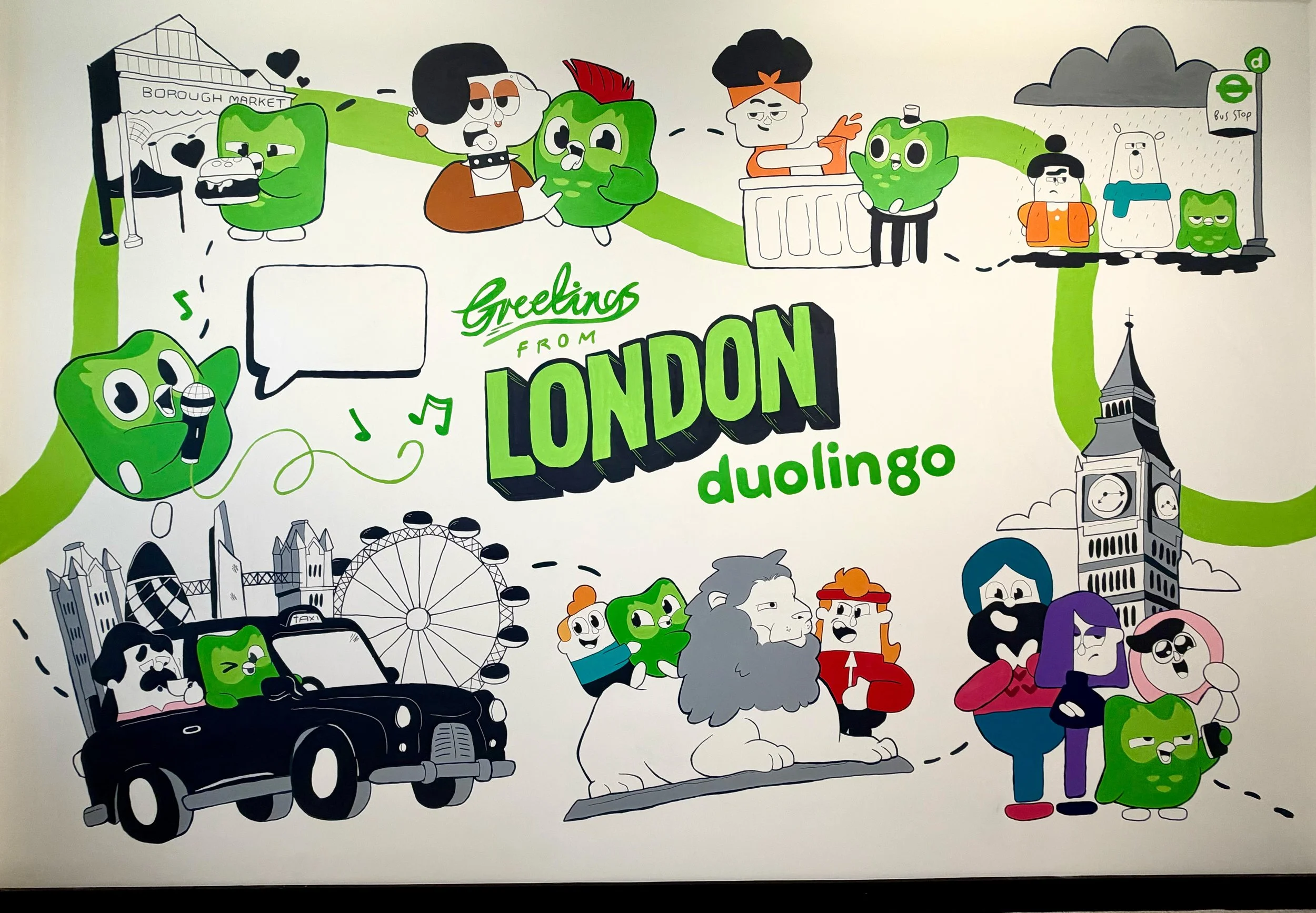 Duolingo mural