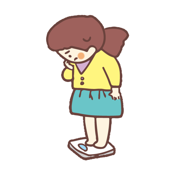 体重計のイラスト Satomi Journal
