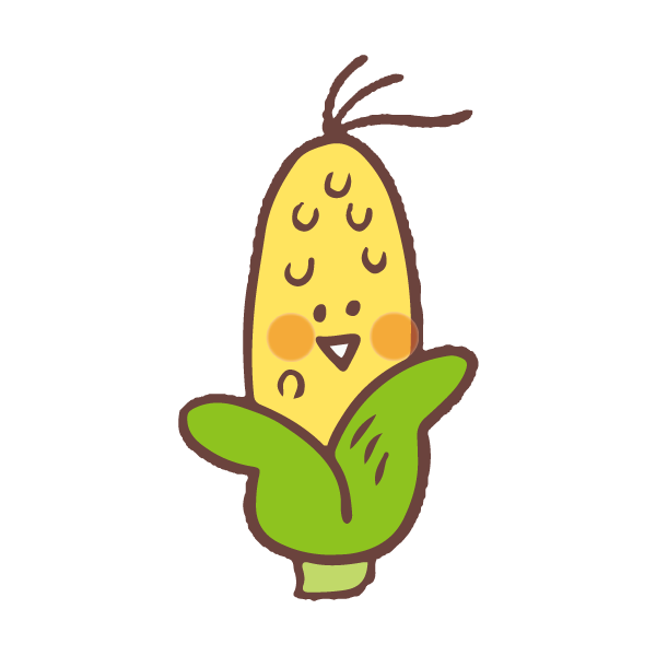 とうもろこしのイラスト Satomi Journal