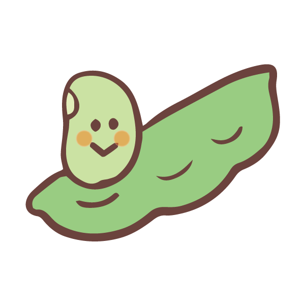 そら豆のイラスト Satomi Journal そら豆のイラスト Satomi Journal