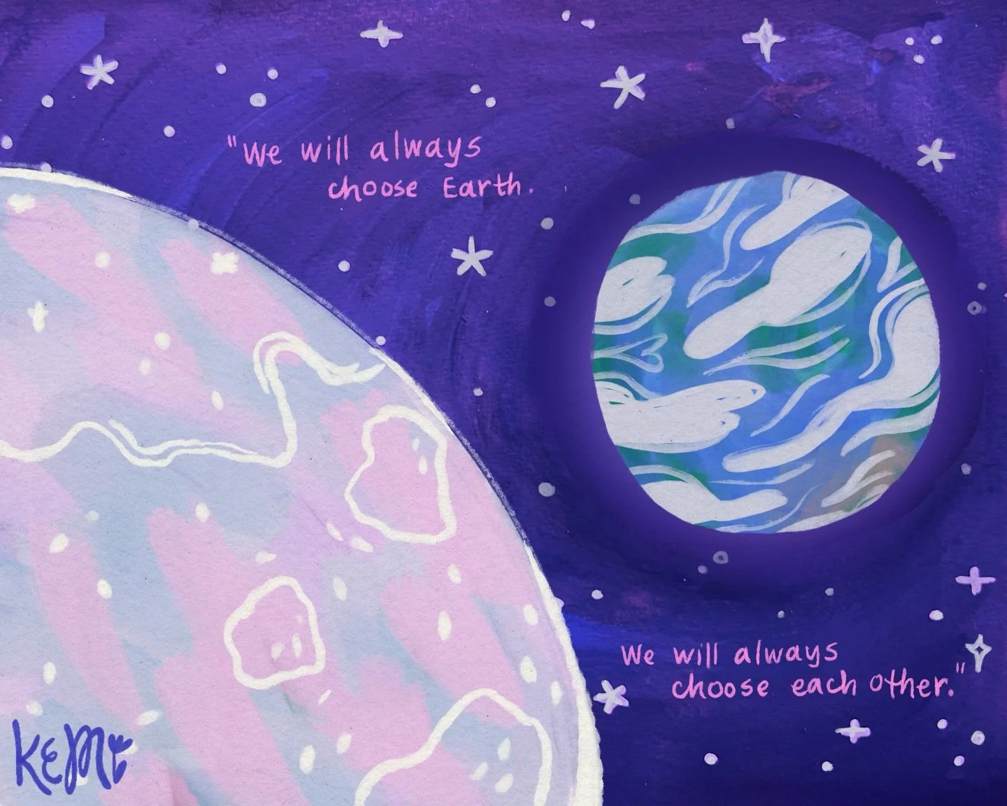 Copy, moon joy. 🌕🌎

Can&rsquo;t tell you how emotional I feel about the recent Artemis II lunar flyby. I&rsquo;m still thinking about it. We&rsquo;re so small and all we have is each other, this space, this planet. If that doesn&rsquo;t inspire you