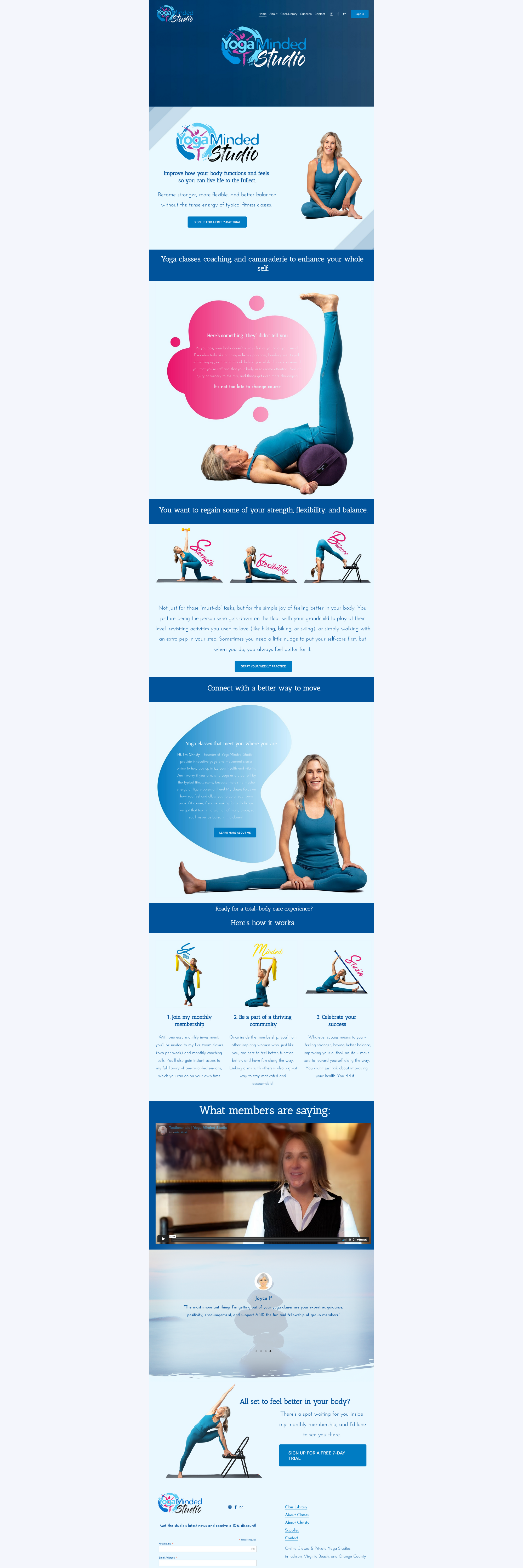 Page 2 - Free and customizable yoga templates