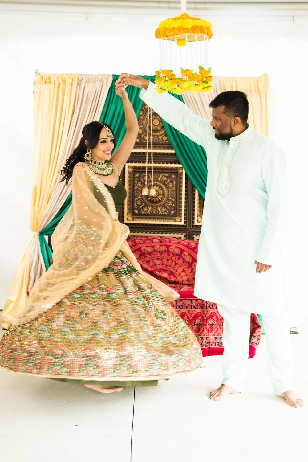 South Asian wedding portrait Toronto