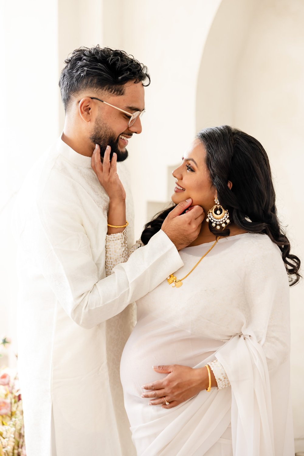 Maternity portrait photographed in Toronto