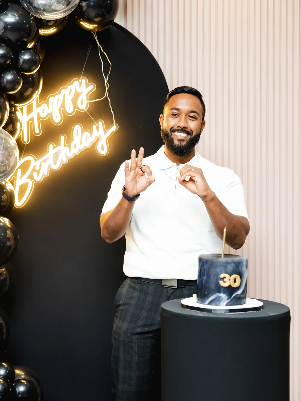 Birthday celebration photographed in Toronto