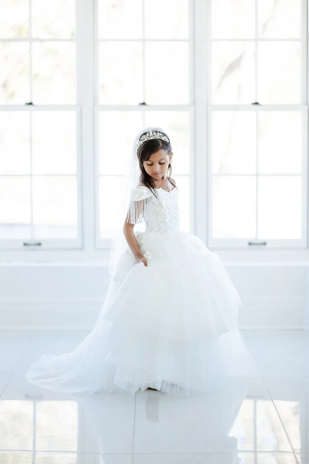 First Holy Communion portrait photographed in Toronto