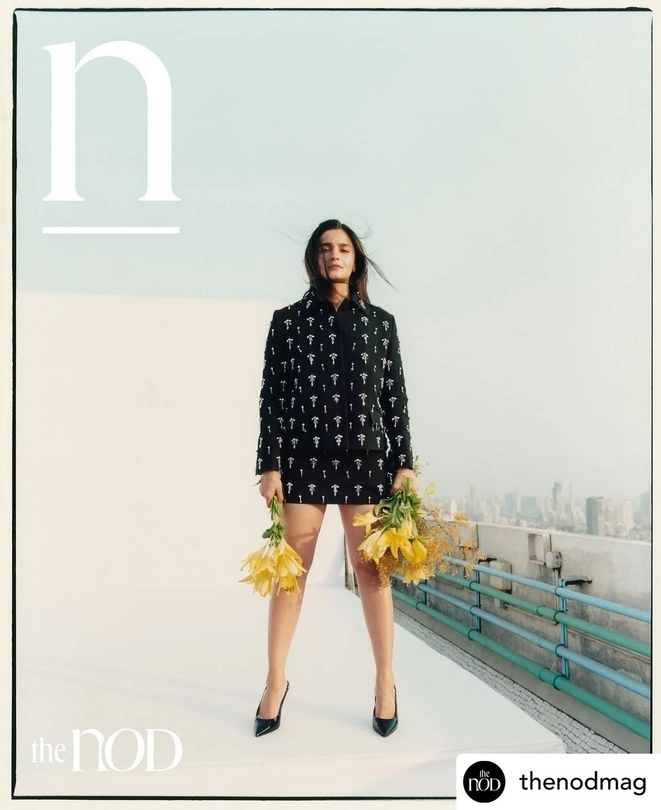 🌼🌼🌼 &bull; @thenodmag with @aliaabhatt 
For The Nod&rsquo;s first-ever cover, @aliaabhatt was an easy choice. Inarguably the biggest Indian celebrity at this month&rsquo;s Met Gala, she represents many things to many people&mdash;an inspiring entr