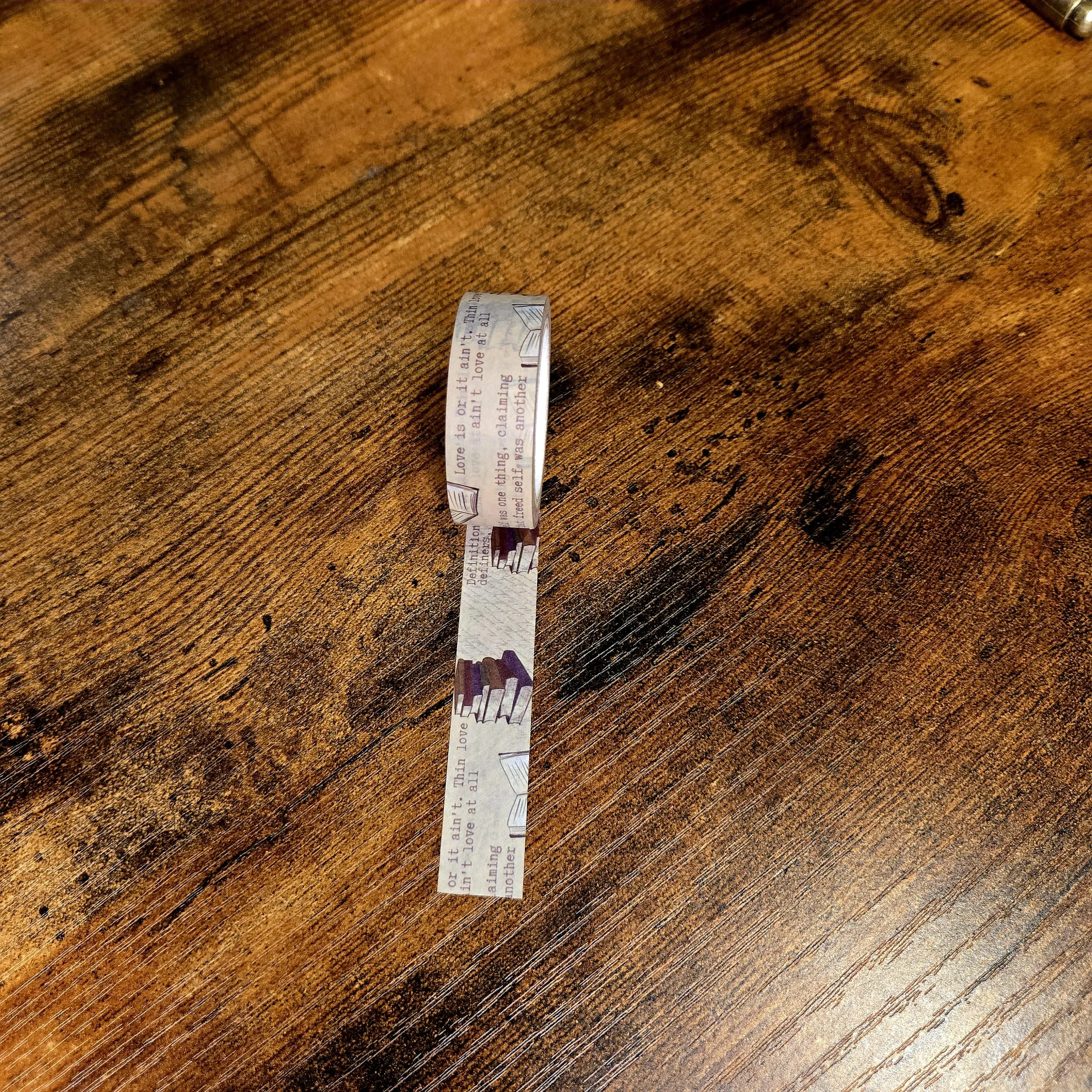 Book Washi Cream - Beloved