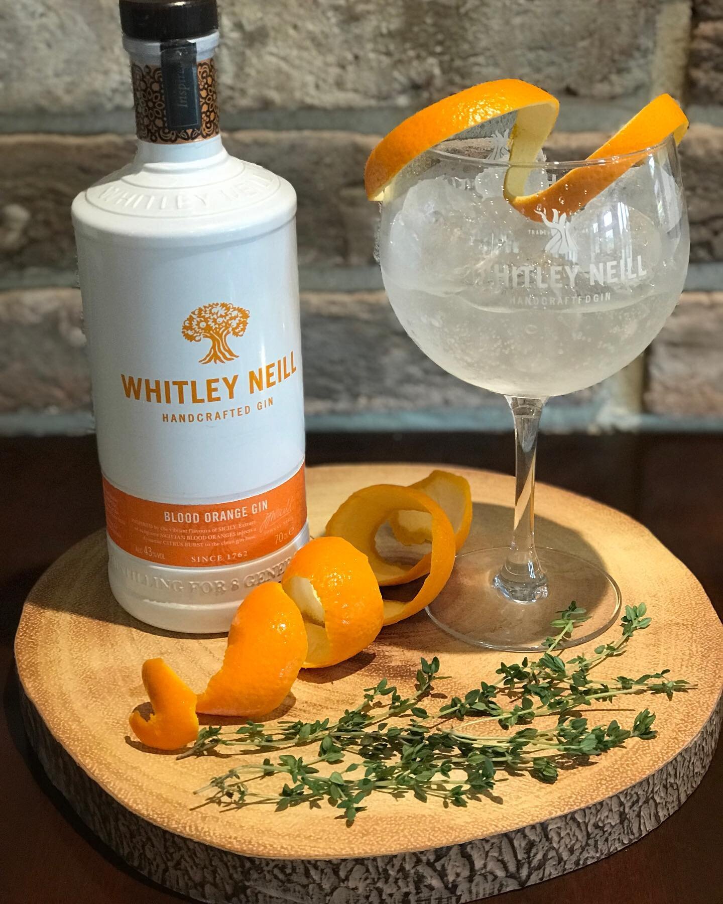 Our Gin of the Week is ..

Whitley Neill&rsquo;s Blood Orange &hellip; bright and zesty with a sweet burst of Sicilian blood oranges offering a smooth crisp taste of the Mediterranean Sea.

#brenthousecarvery #restaurant #gin #whitleyneill #ginoclock
