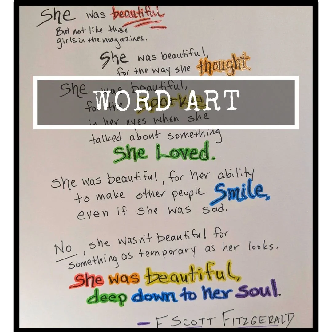Word Art: She was beautiful