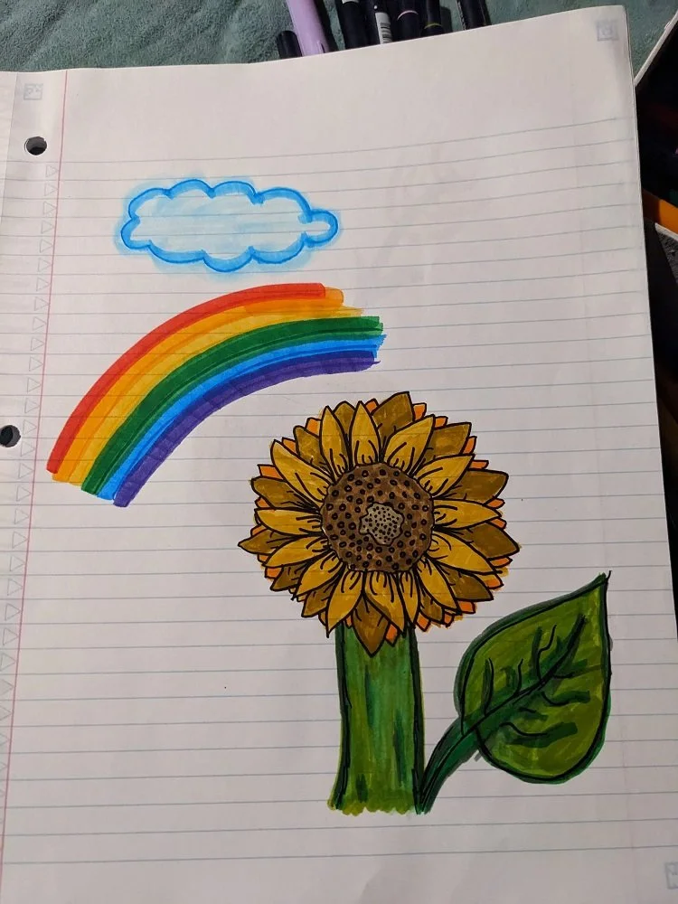 sunflower and rainbows.jpg