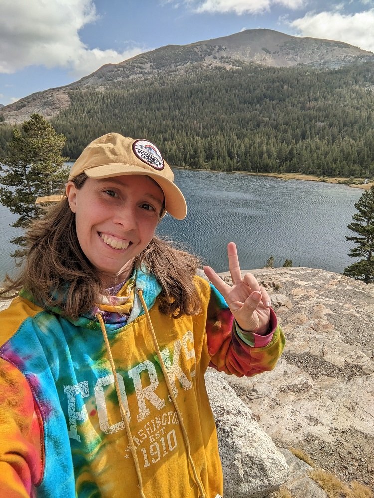 TIoga lake selfie peace.jpg