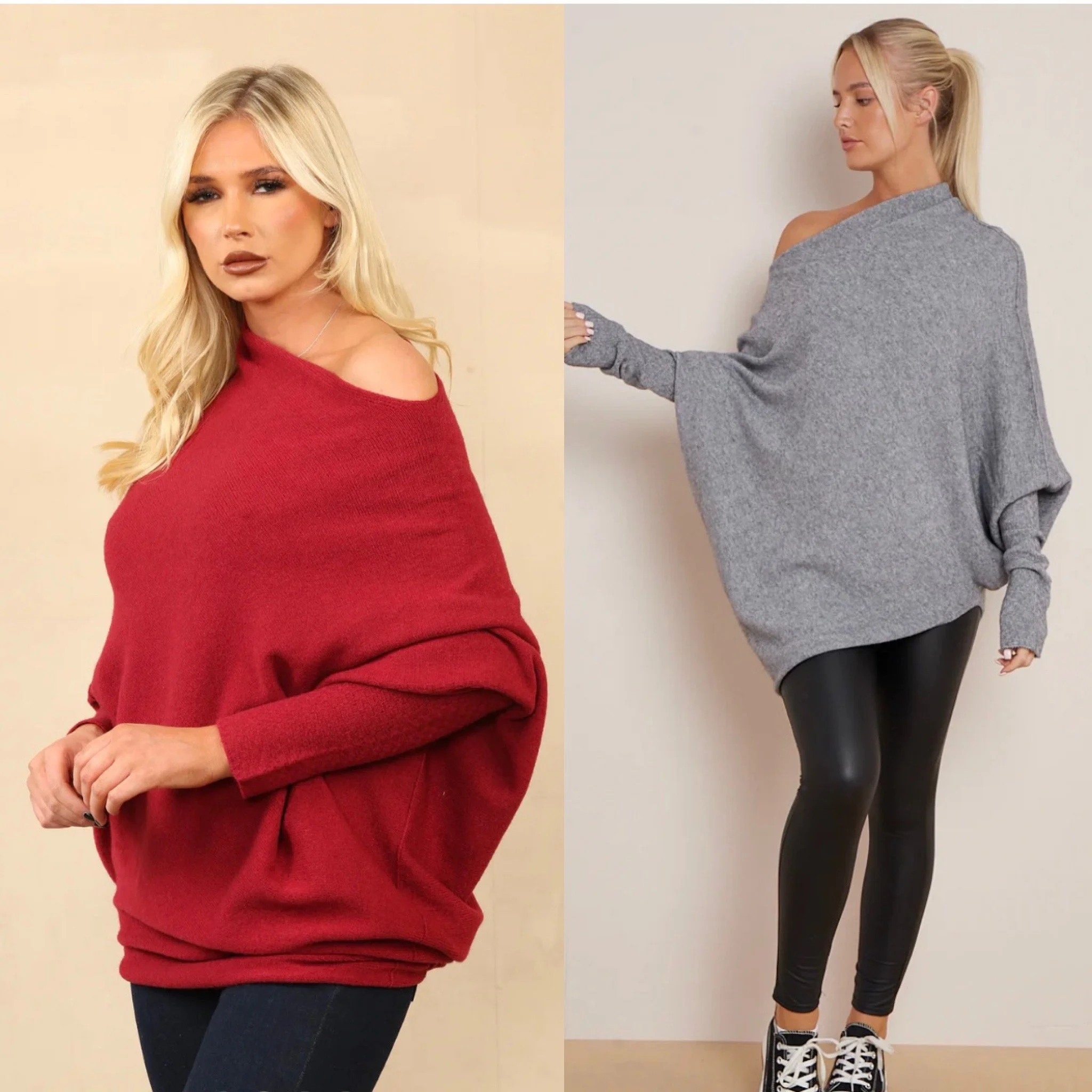 Arabella Asymmetric Knit Jumper