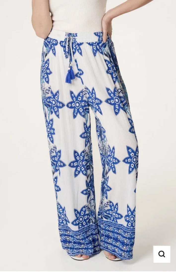 Skiathos Wide Leg Trousers