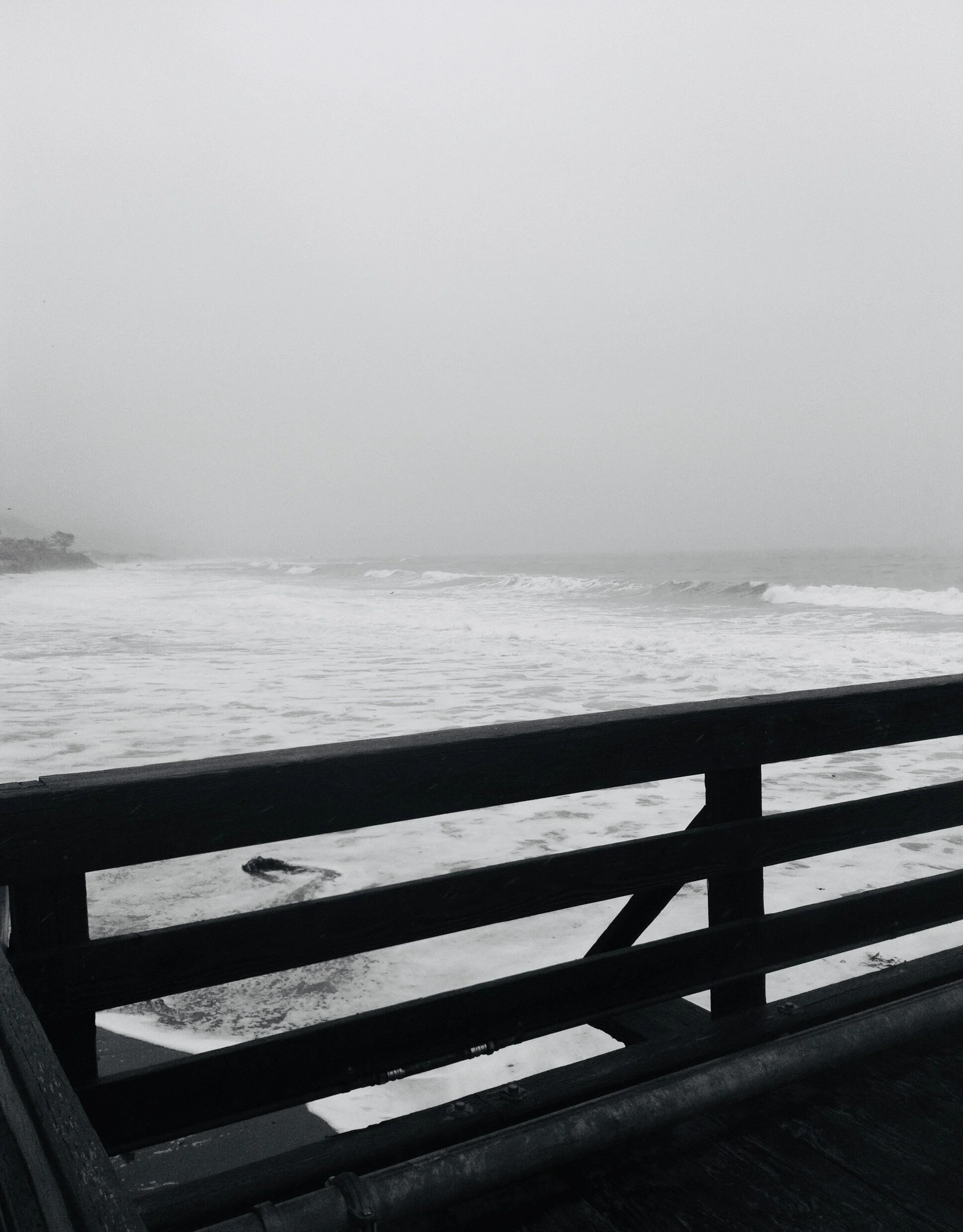 It could get moody on the coast.