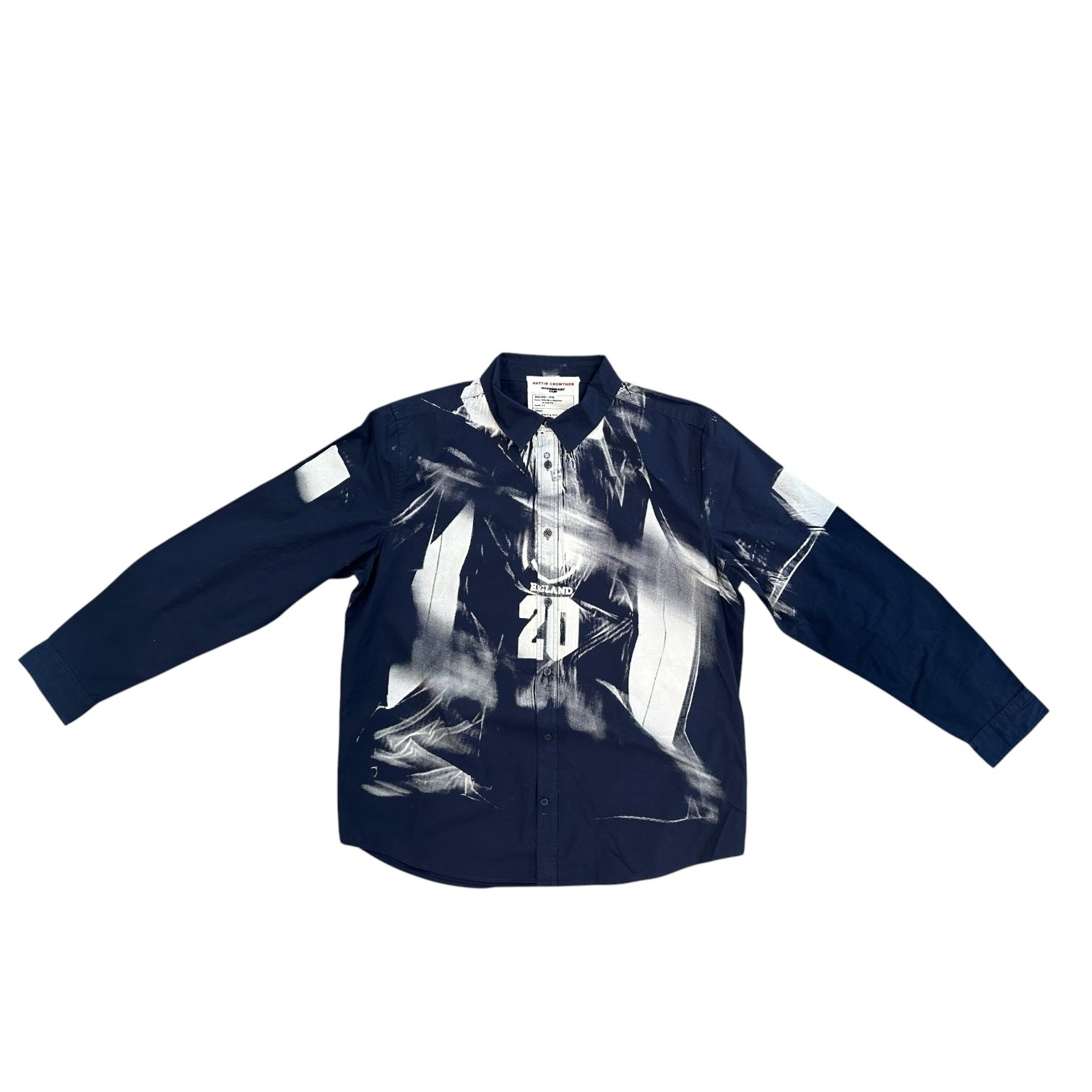 ENGLAND 1998 — NAVY / WHITE INK