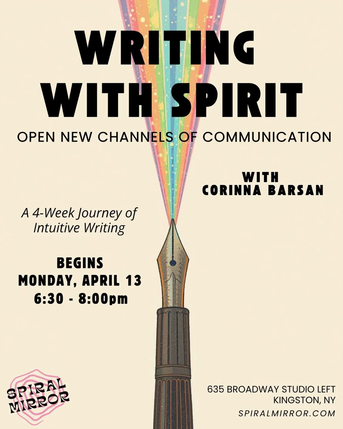 𝑾𝒓𝒊𝒕𝒊𝒏𝒈 𝑾𝒊𝒕𝒉 𝑺𝒑𝒊𝒓𝒊𝒕: 𝑨 𝟒-𝑾𝒆𝒆𝒌 𝑱𝒐𝒖𝒓𝒏𝒆𝒚 𝑻𝒉𝒓𝒐𝒖𝒈𝒉 𝑰𝒏𝒕𝒖𝒊𝒕𝒊𝒗𝒆 𝑾𝒓𝒊𝒕𝒊𝒏𝒈 𓂃🖊⋆˙⟡🪶─ .✦⊹

It&rsquo;s been a couple of years since I created a new group space for exploration&mdash;and this one is dear to my 