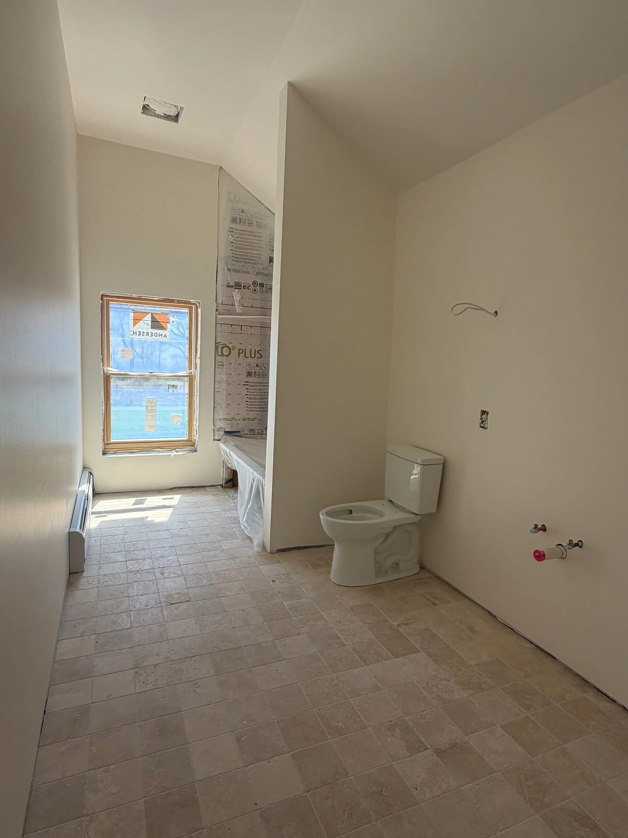 Custom travertine tile