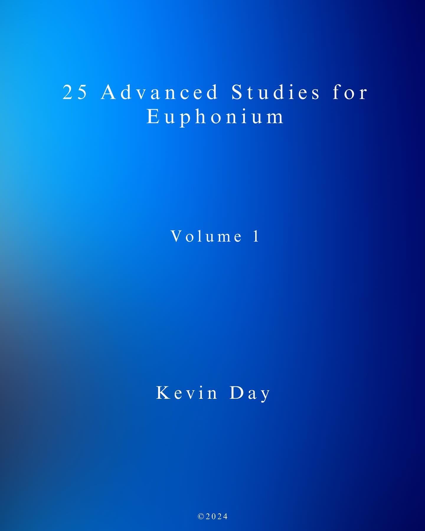 I&rsquo;m excited to share something that has been in the works for quite some time now. I have completed and released my first etude book entitled &ldquo;25 Advanced Studies&rdquo; with Murphy Music Press, LLC. 

This etude book features technical a