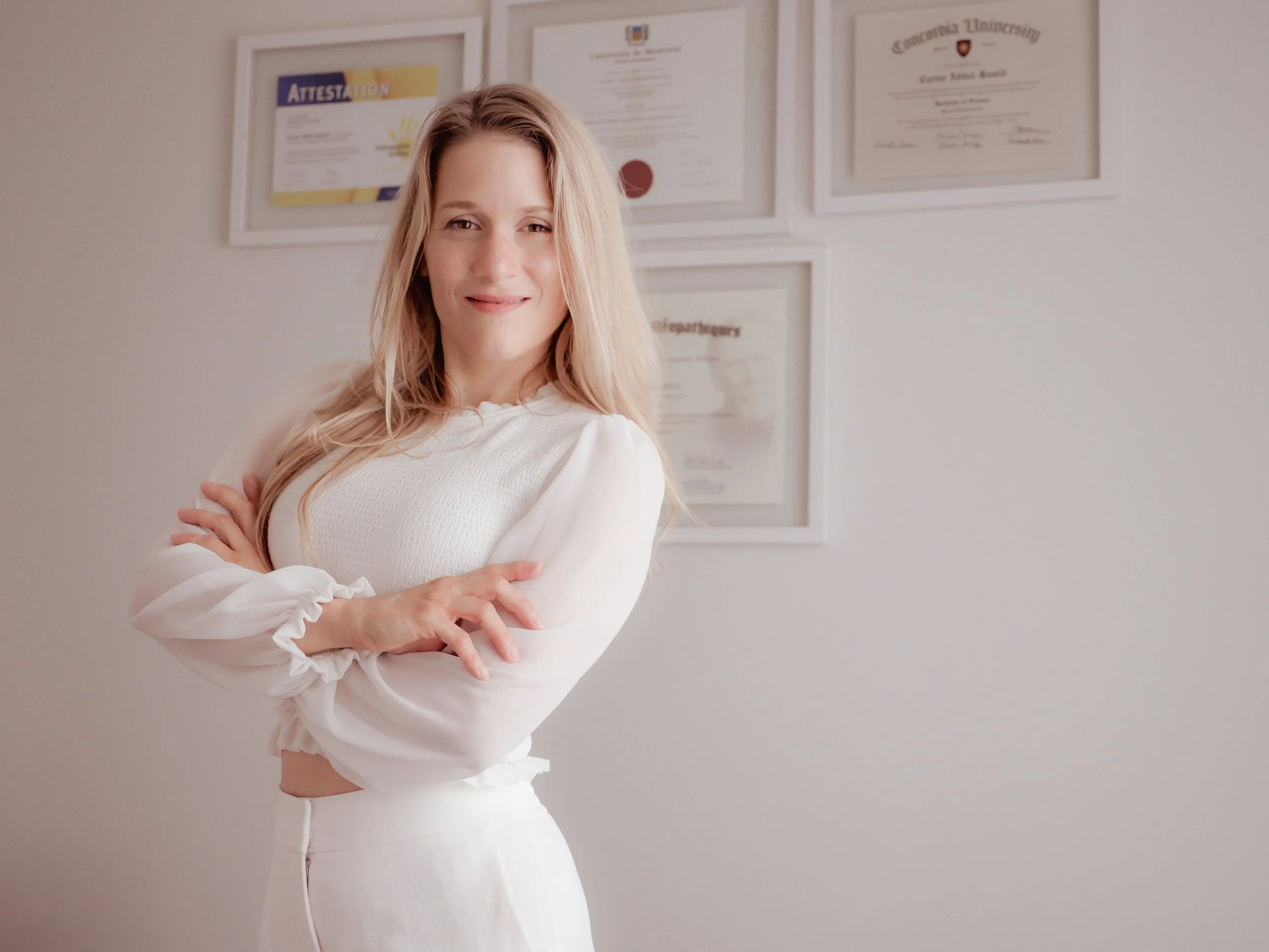 Carine A-Hamid ostéopathe D O à St-Hubert sur la Rive-Sud de Montréal