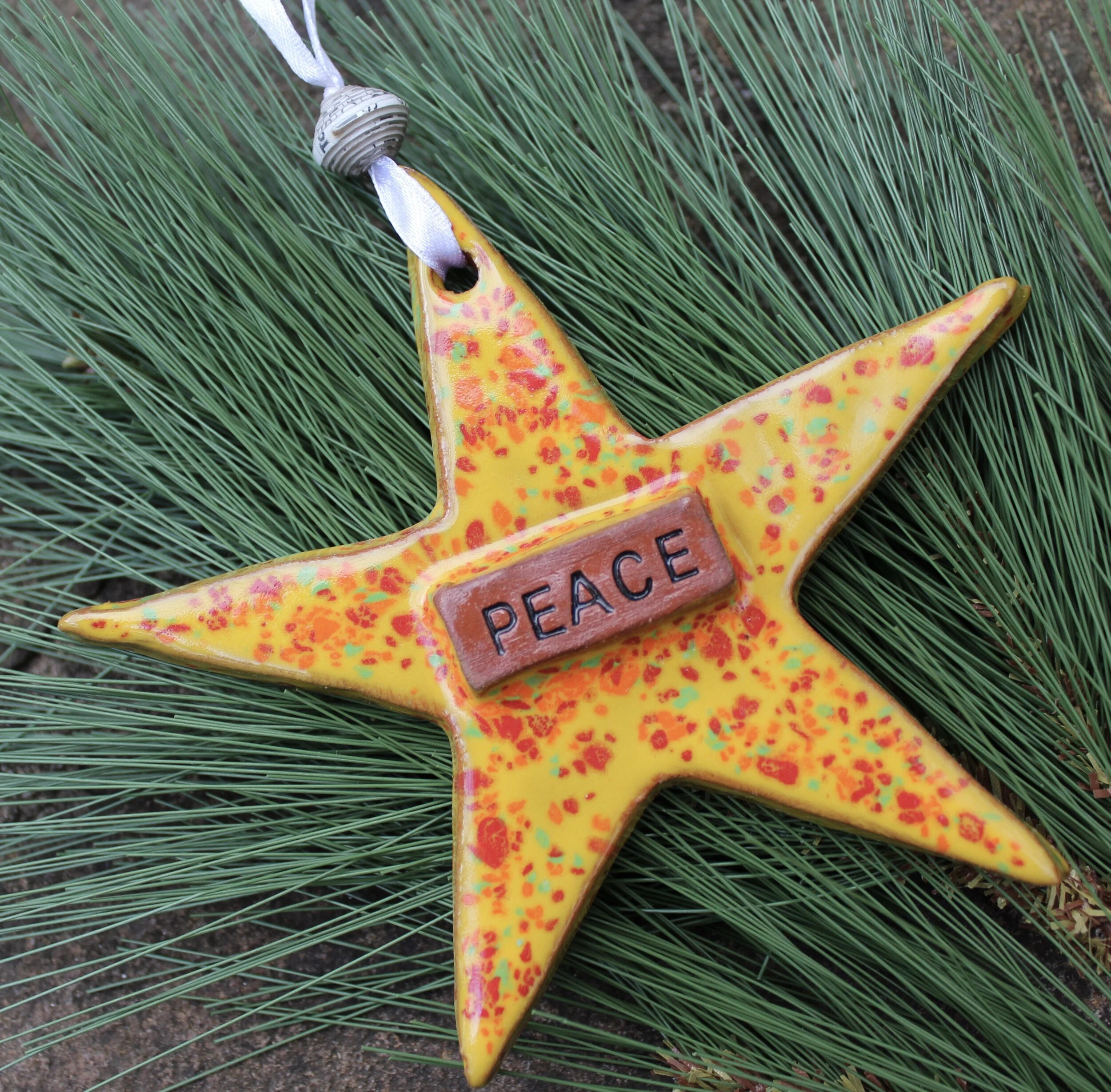 Ceramic Star Ornament