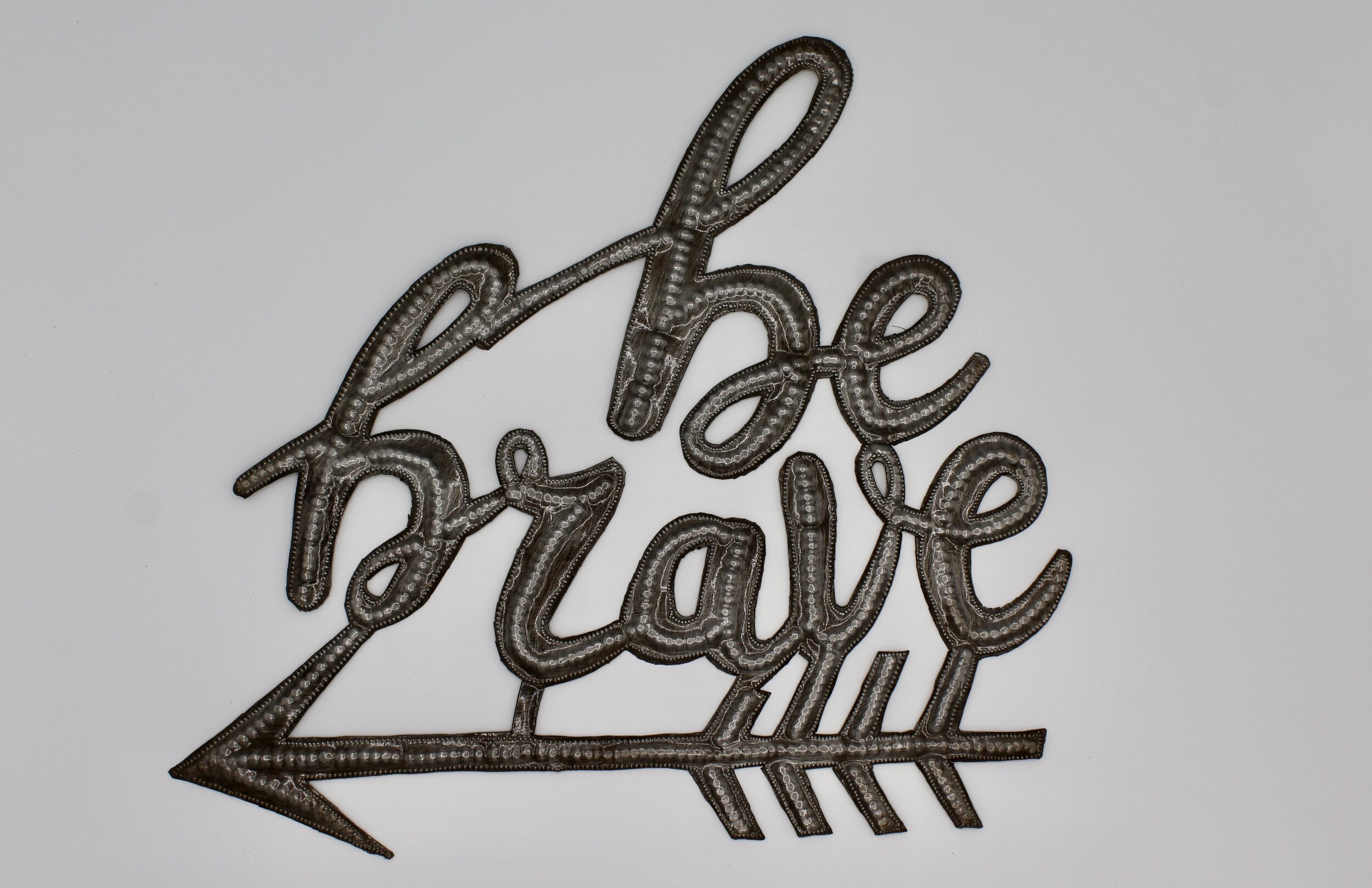 Be Brave Metal Wall Hanging