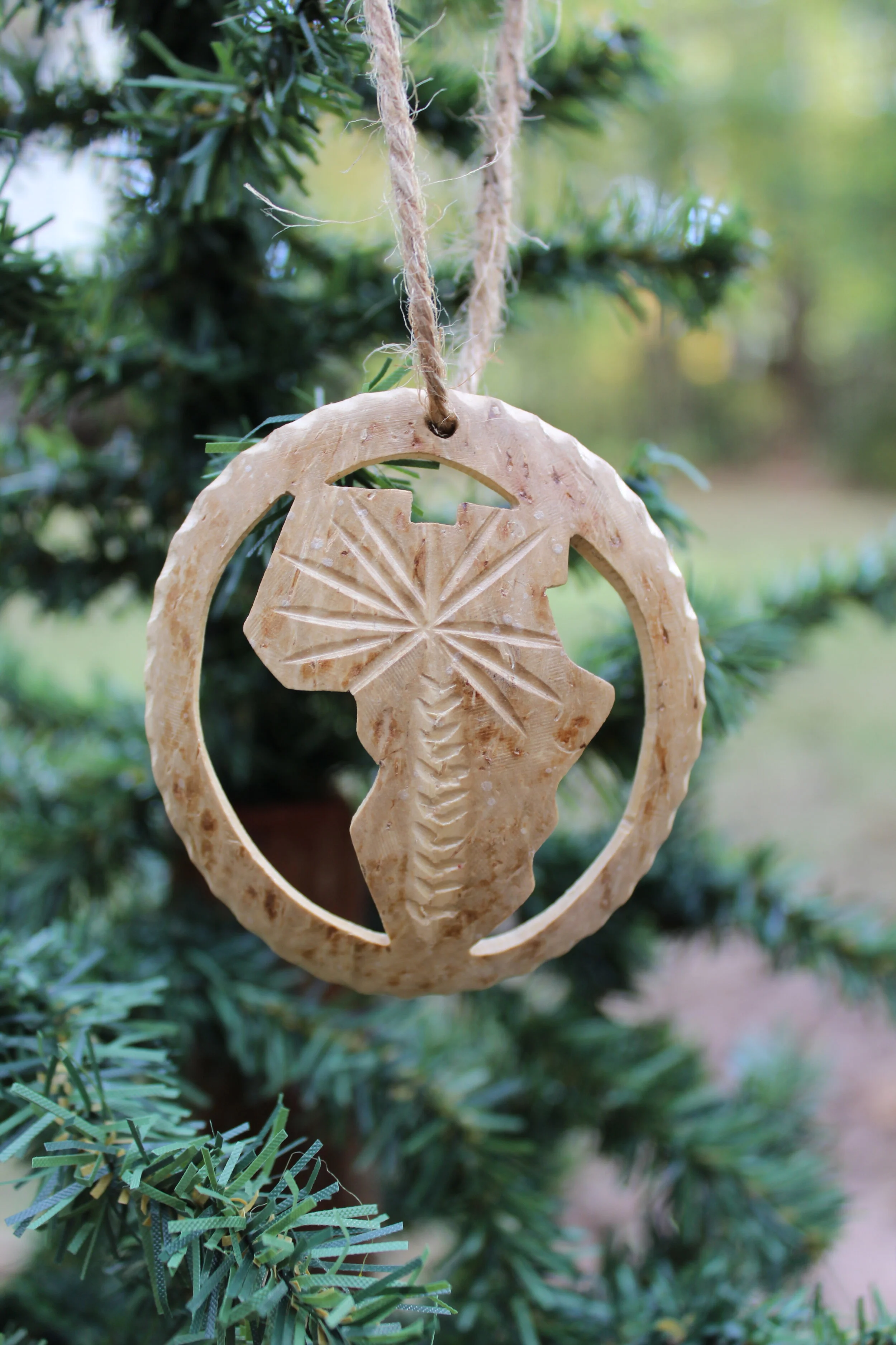 Coconut Christmas Ornament