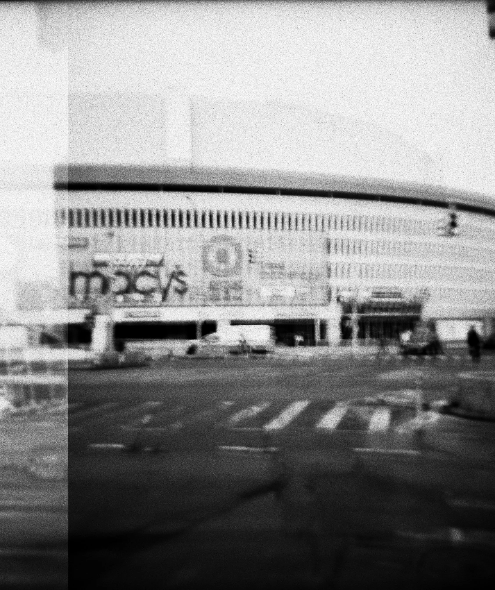 queens place mall as seen from all the way across queens boulevard in elmhurst