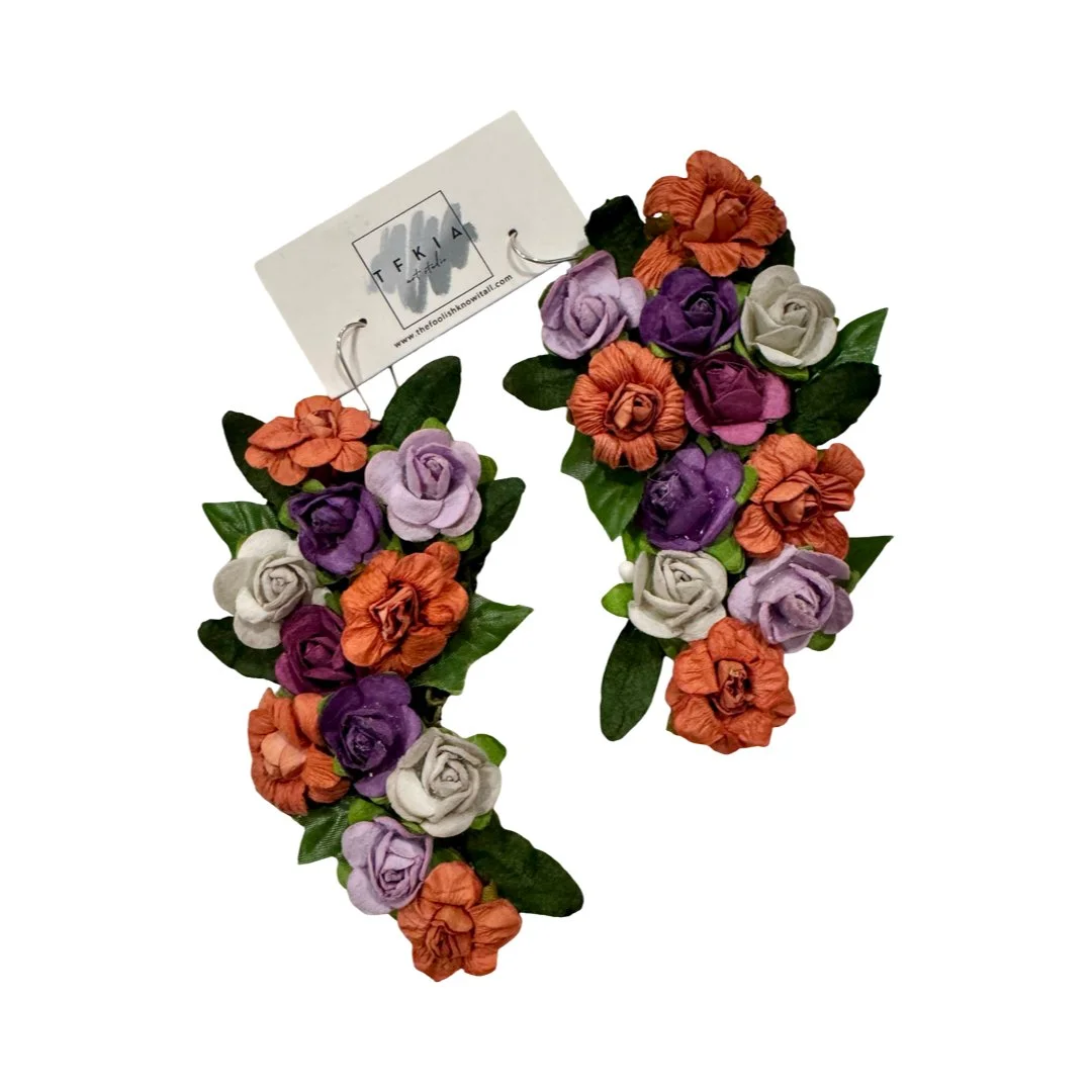 Les Fleurs Garland - Burnt Sienna + Lilac
