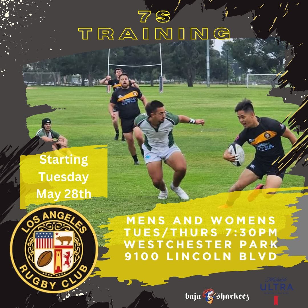 Sevens season is just around the corner! 
Join LARC for Men&rsquo;s and Women&rsquo;s 7s starting Tuesday May 28th! 

LA Rugby Club will be featuring a men&rsquo;s qualifier and men&rsquo;s &amp; women&rsquo;s social teams this summer with multiple o
