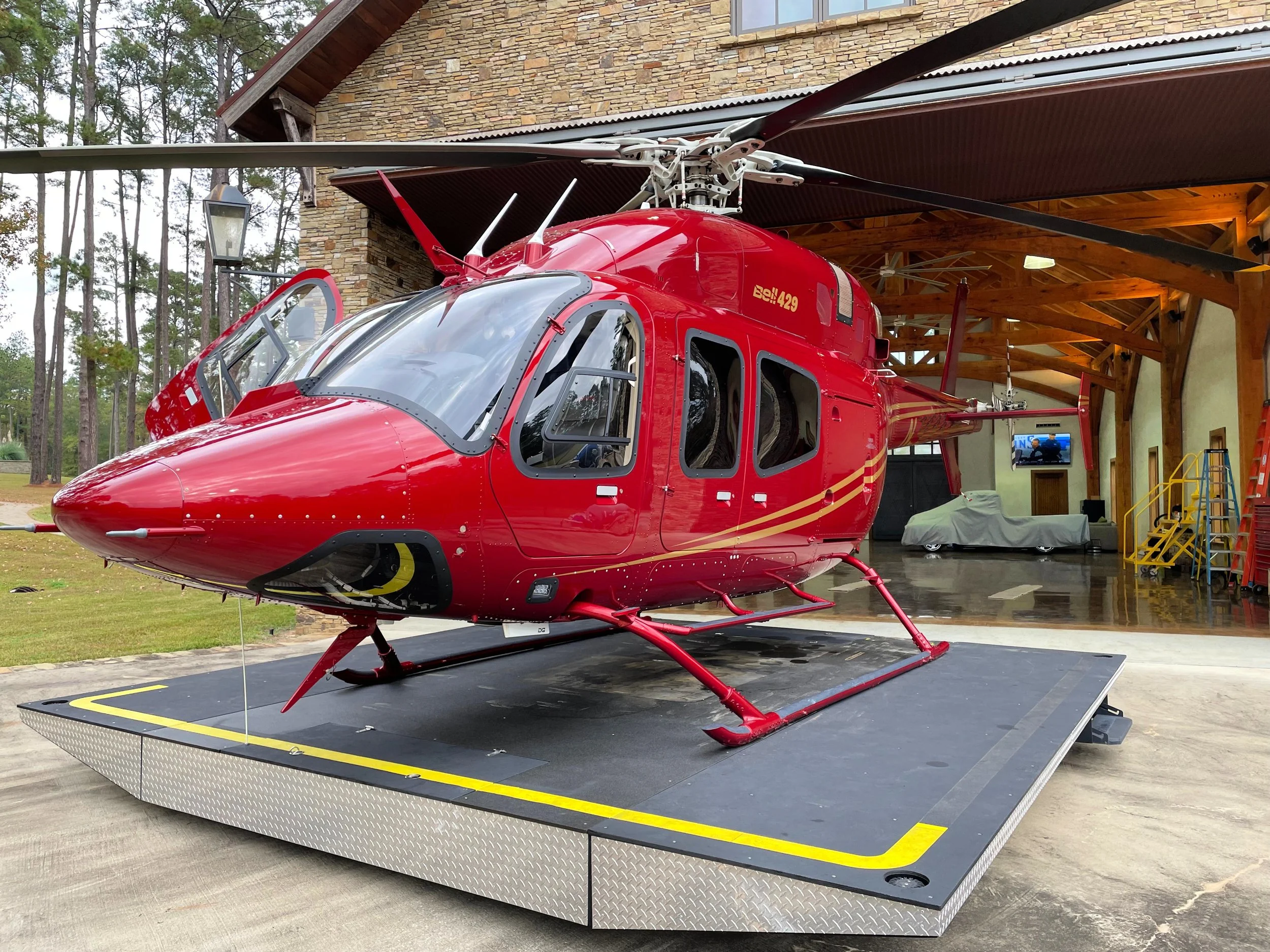 Bell 429 landing trolley