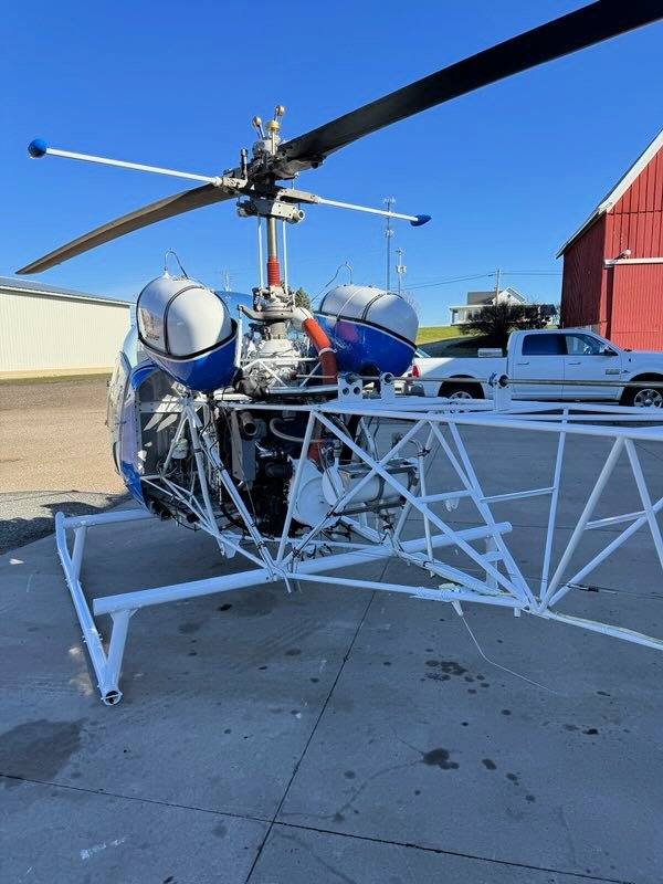 1968 Bell 47G-3B-1 Helicopter