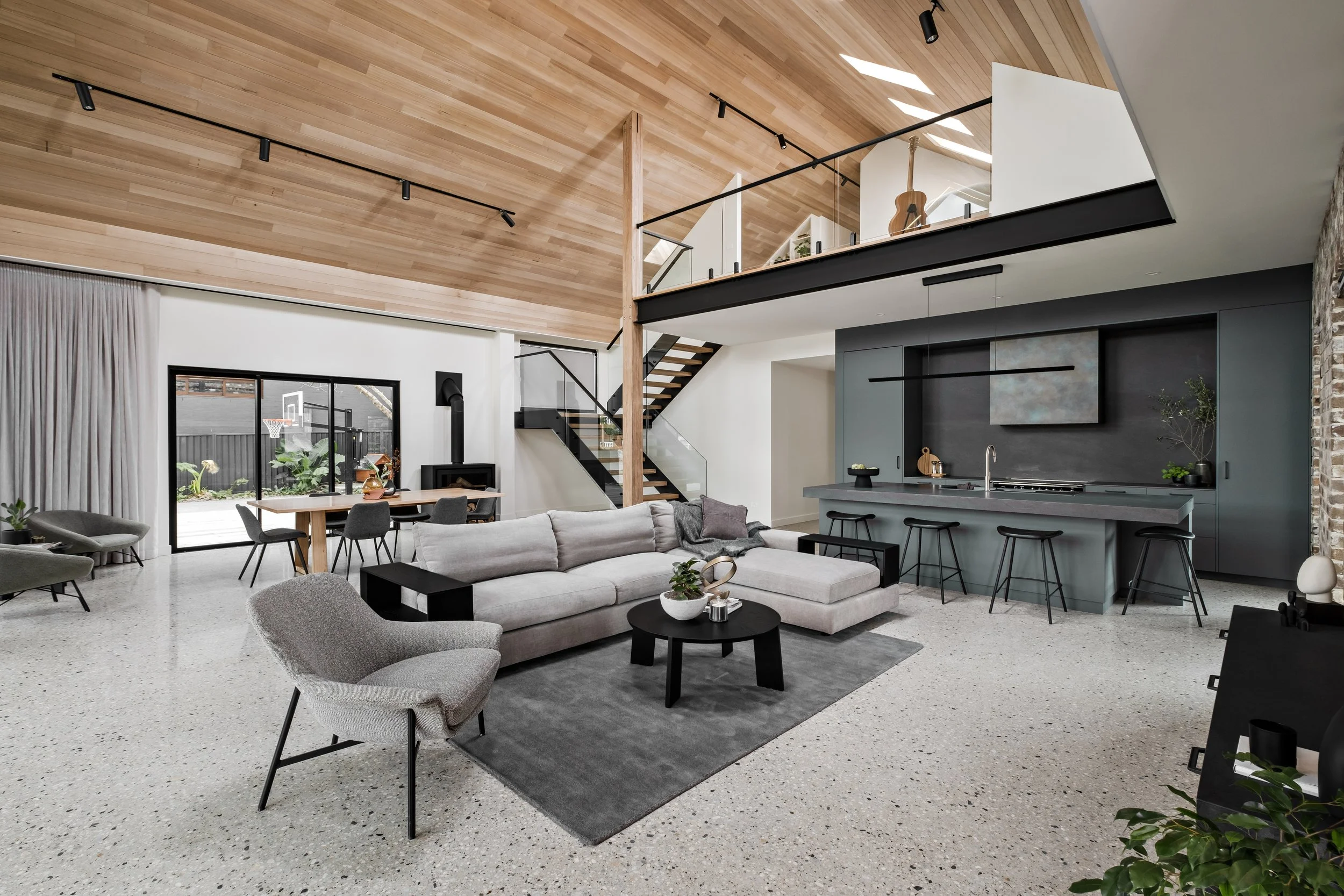 Contemporary A-frame style living — Concepts By Gavin Hepper