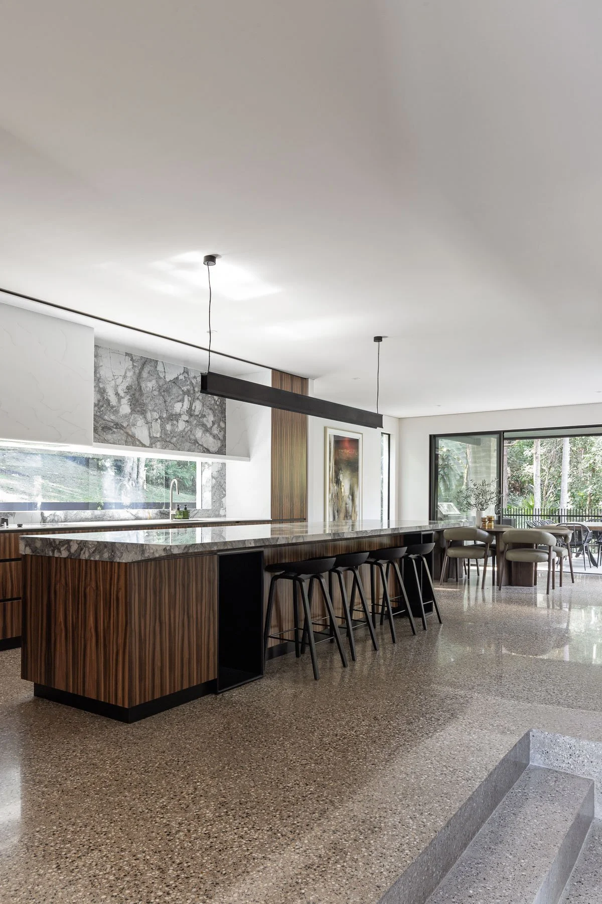 Old Coast Kitchen, featuring South Drawn lighting
