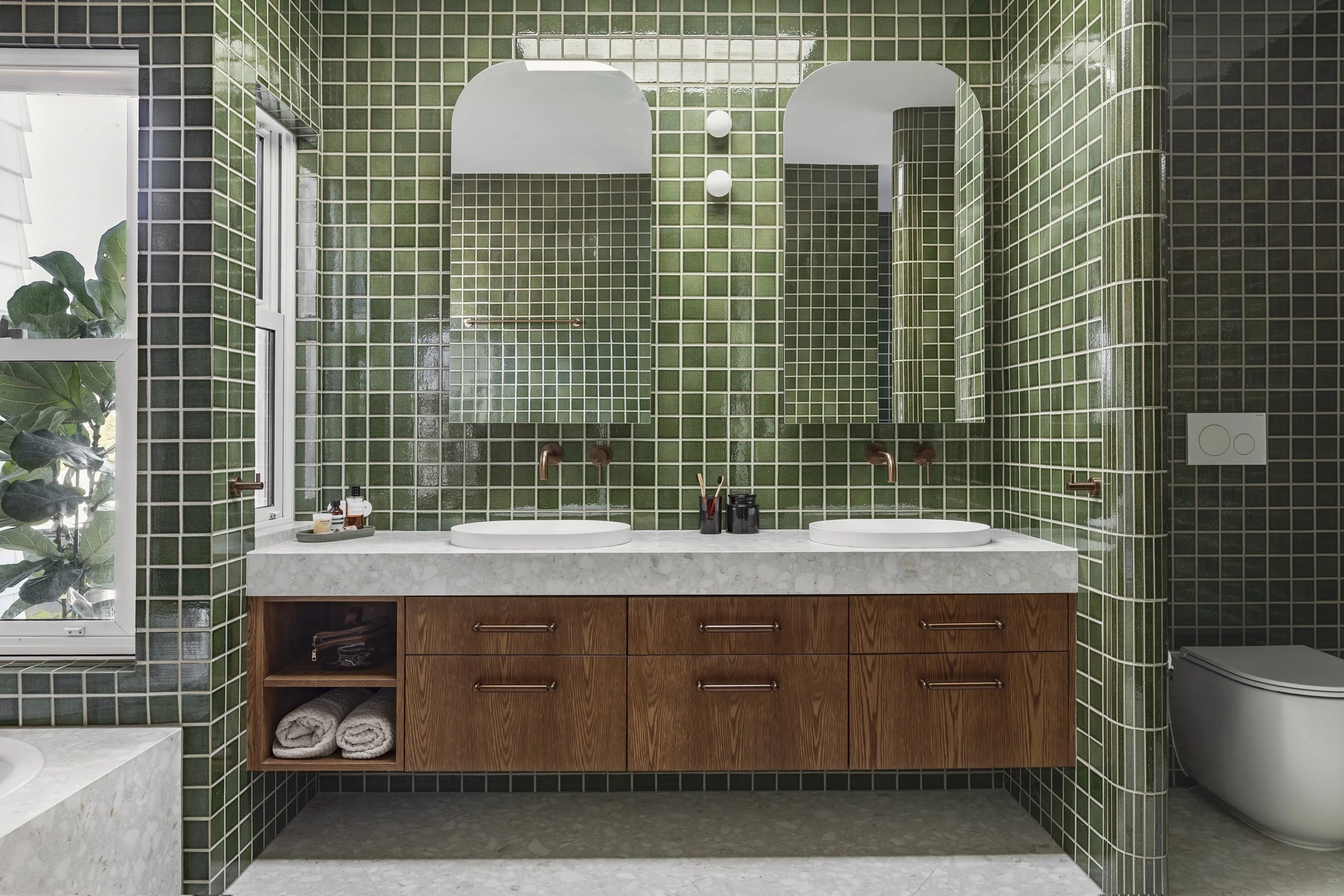 Mid cenutry bathroom inspiration 