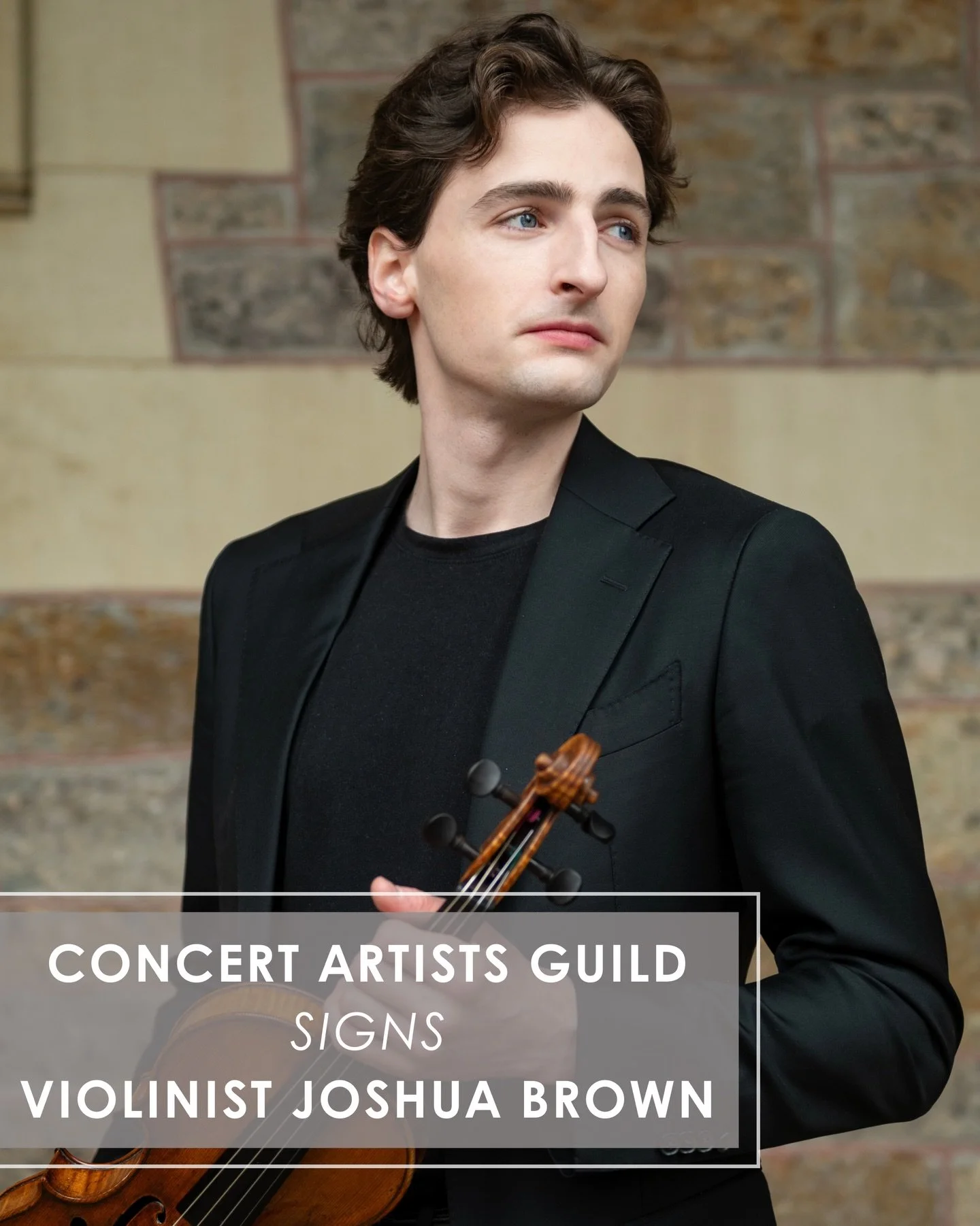 Concert Artists Guild is thrilled to announce the signing of violinist Joshua Brown @joshuabrownviolinist for worldwide management! Joshua joins CAG as one of the first artists identified through the organization&rsquo;s new year-round artist selecti