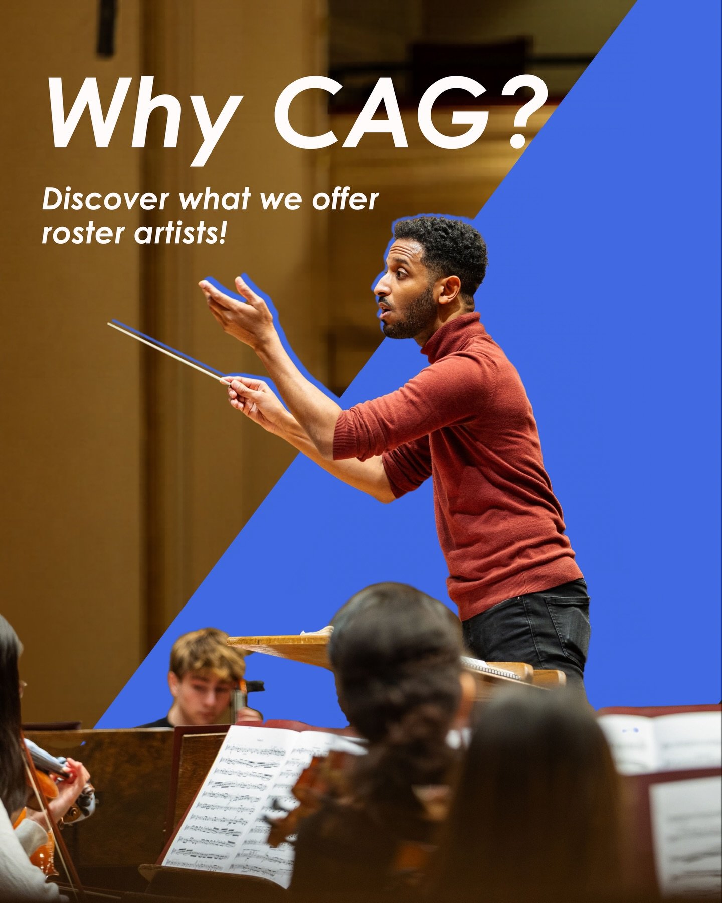 Thinking of applying to CAG? Swipe to discover what we offer our artists, and why submitting your application should be your next move! 🎶
