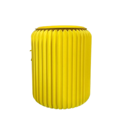 Melodeon Ottoman Yellow