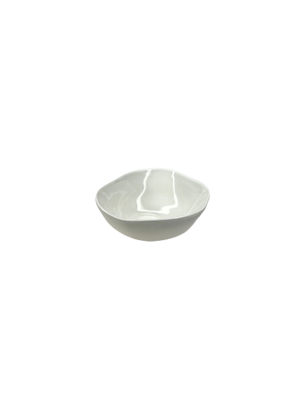 FLAX WHITE 80mm PINCH POT