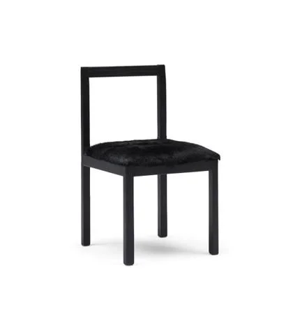 Subo Dining Chair with Goat Skin Seat