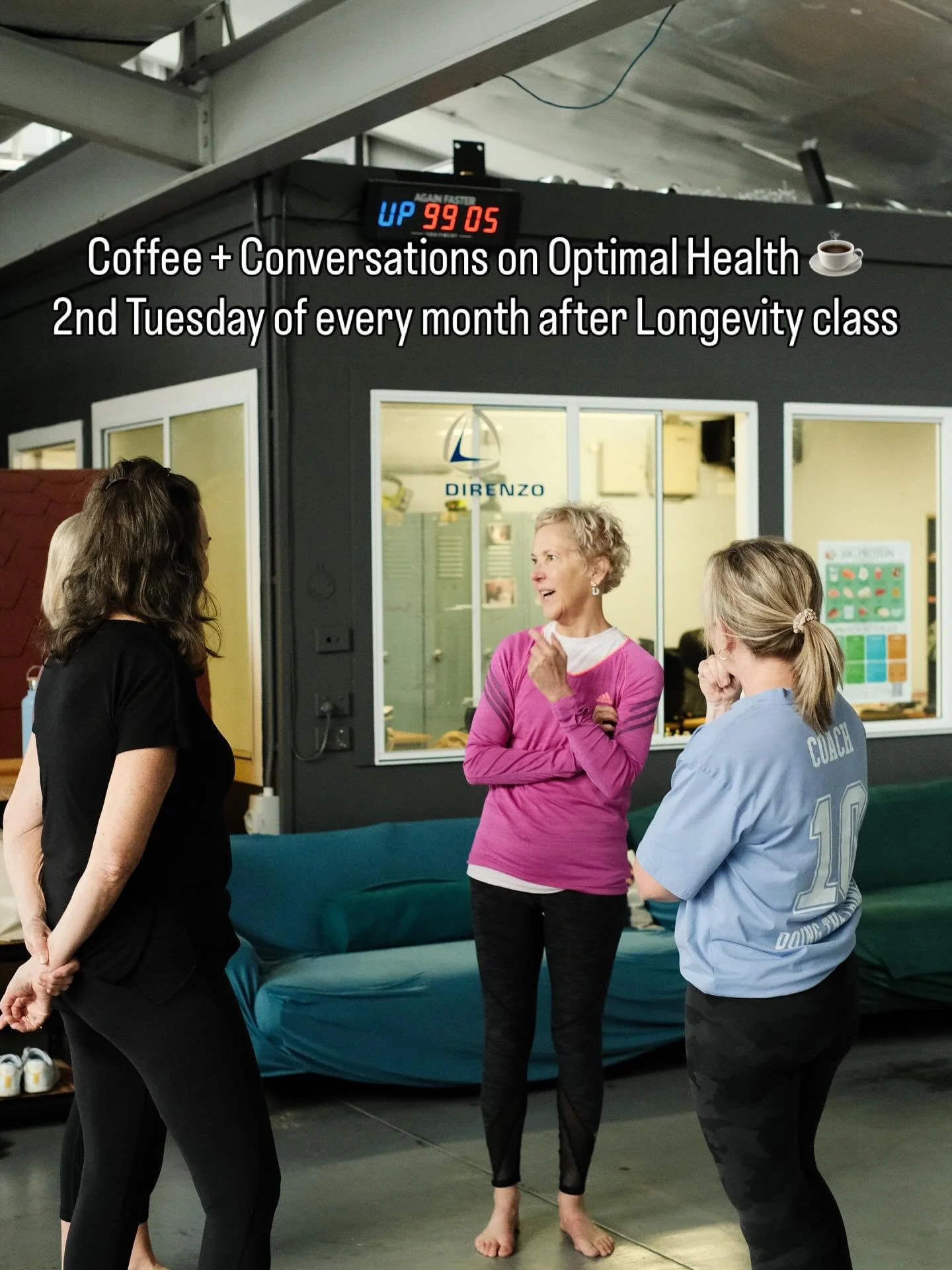 Coffee + conversations on Optimal Health ☕

Starting next week, I will be hosting Coffee Chats on the 2nd Tuesday of every month with the Longevity Crew @movement4au .

We will meet after class at Market Organics cafe around 11am. 

This is a space f
