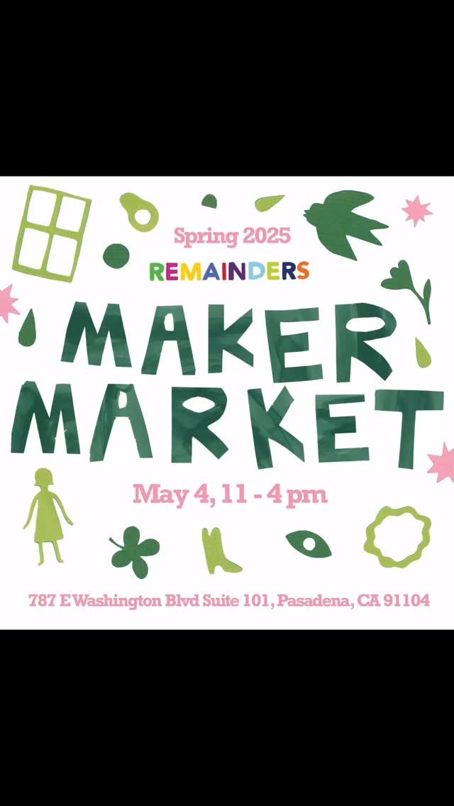 This Sunday MAY 4! Don’t miss our Spring Maker Market of curated local artists. You’ll find something for everyone on your gift list , but especially M♥️M. We’ve relocated the market to the ground floor behind the store. Come