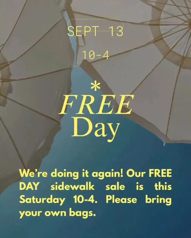 This Saturday come for the biggest giveaway FREE DAY ever. We’re putting it out on the sidewalk for the taking. Please bring your own bags and use street parking. The event will be from 10-4. #remainderspasadena #remainders #pasadena #altadena