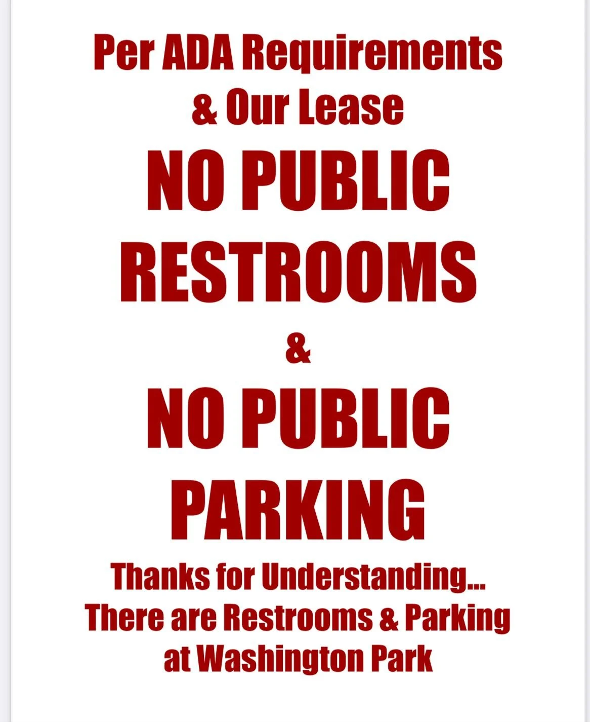 Per our Landlord and City ADA Inspector, as of Nov. 4, Remainders can no longer offer Public Parking in the back of the building. Parking is by PERMIT only, for Staff and Volunteers. Donations drop off will still be available in front of our Donation