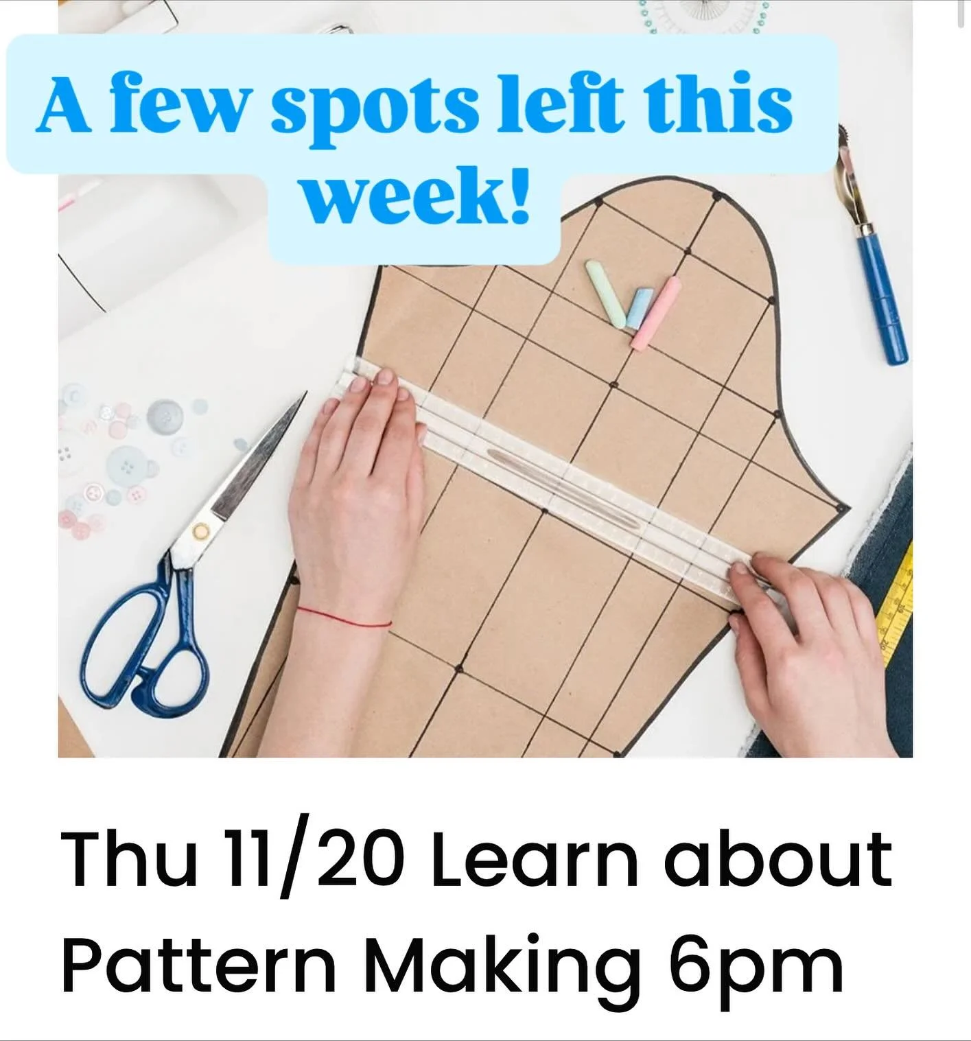 Learn to measure yourself and put those measurements into a foundational template you can use to make your own patterns. 

Very fun and informative