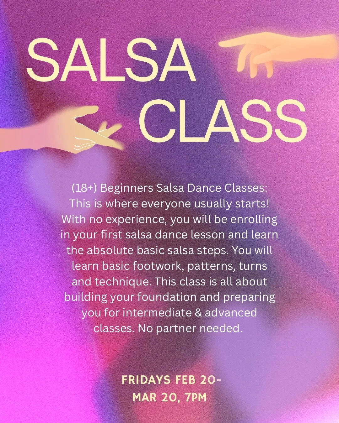 Want to spruce up your dance moves? Have a sweetheart who would love the gift of a dance class this Valentine&rsquo;s Day? We have two upcoming multi-week classes that&rsquo;ll have you grooving in no time! $75 for the five-week series. 💃❤️🕺
&bull;