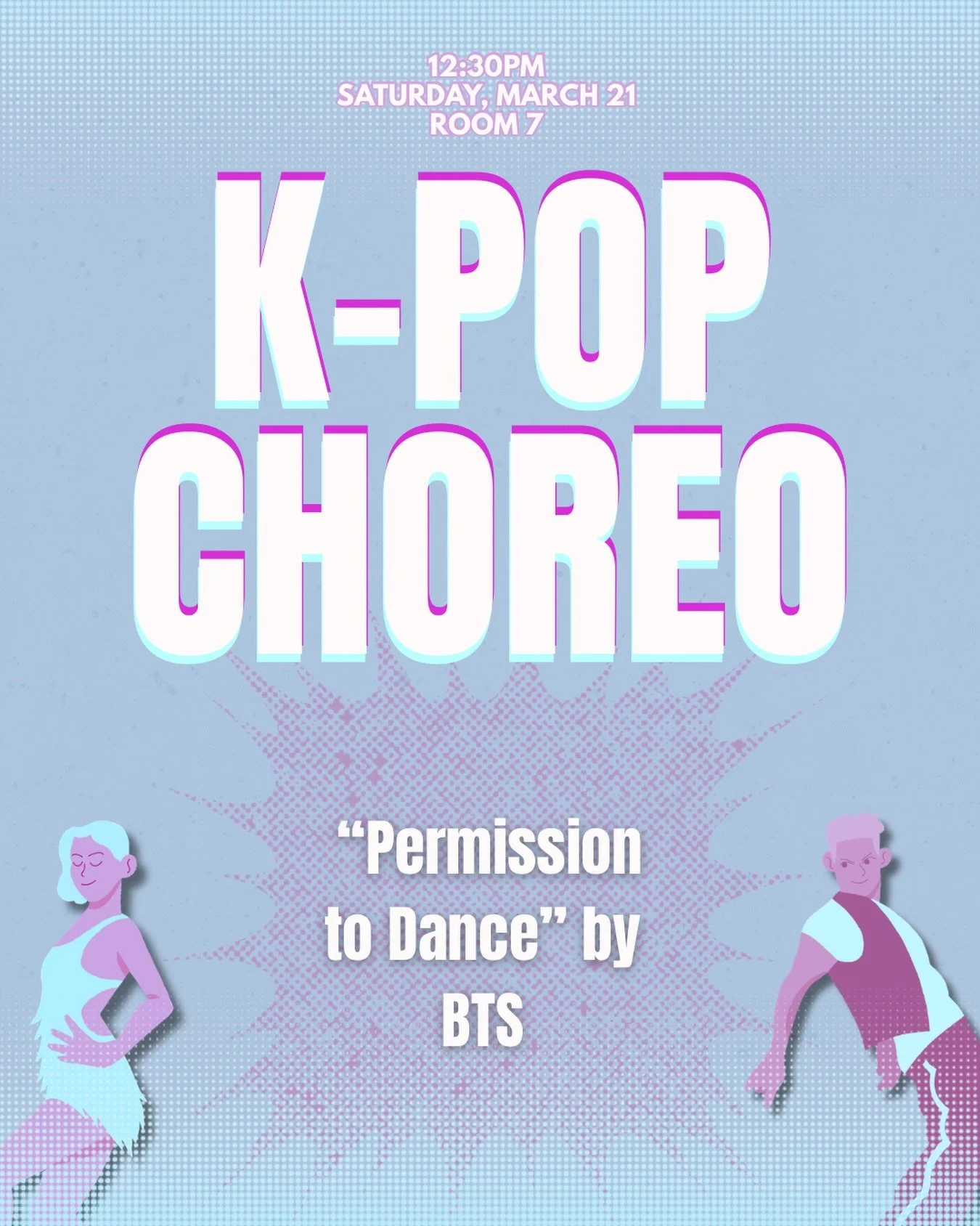 Upcoming dance class for you Kpop lovers! Come let out your inner mover and shaker this Saturday in Room Seven 🕺
&bull;
&bull;&bull;
&bull;&bull;&bull;
&bull;&bull;
&bull;
#kpopchoreo #danceclass #danceworkshop #btsdance #permissiontodance