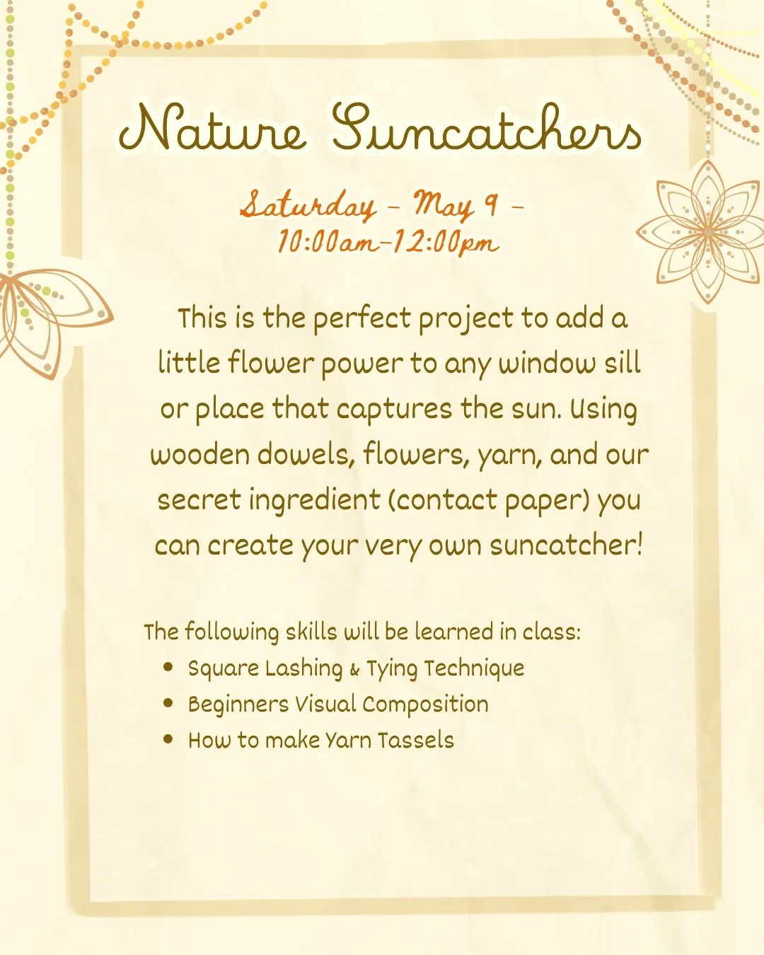 ☀️Classes! Coming up!! Nature suncatchers and sock puppets to brighten up your days :) ☀️
&bull;
&bull;&bull;
&bull;&bull;&bull;
&bull;&bull;
&bull;
#suncatcher #sockpuppet #craftclasses #kidsclasses #thingstodoinla